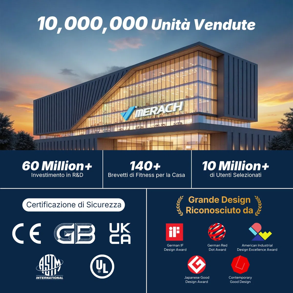 MERACH 4D Pedana Vibrante Con 7 Modalità Di Vibrazione, 120 Livelli Di Velocità, 5 Programmi Intelligenti, Altoparlante Bluetooth Integrato E Luce Ambientale