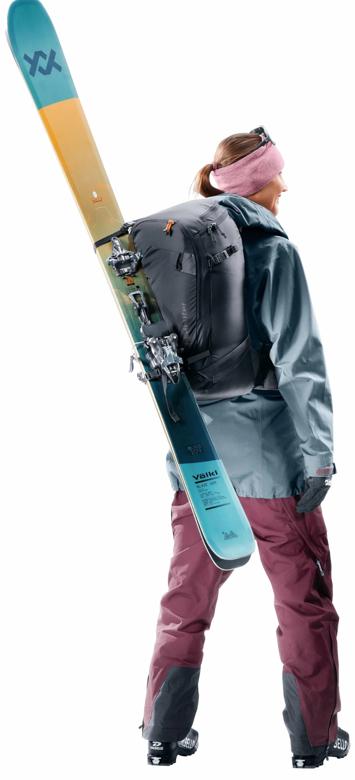 deuter Freerider Pro 32+10 Zaino da sci leggero con espansione del volume