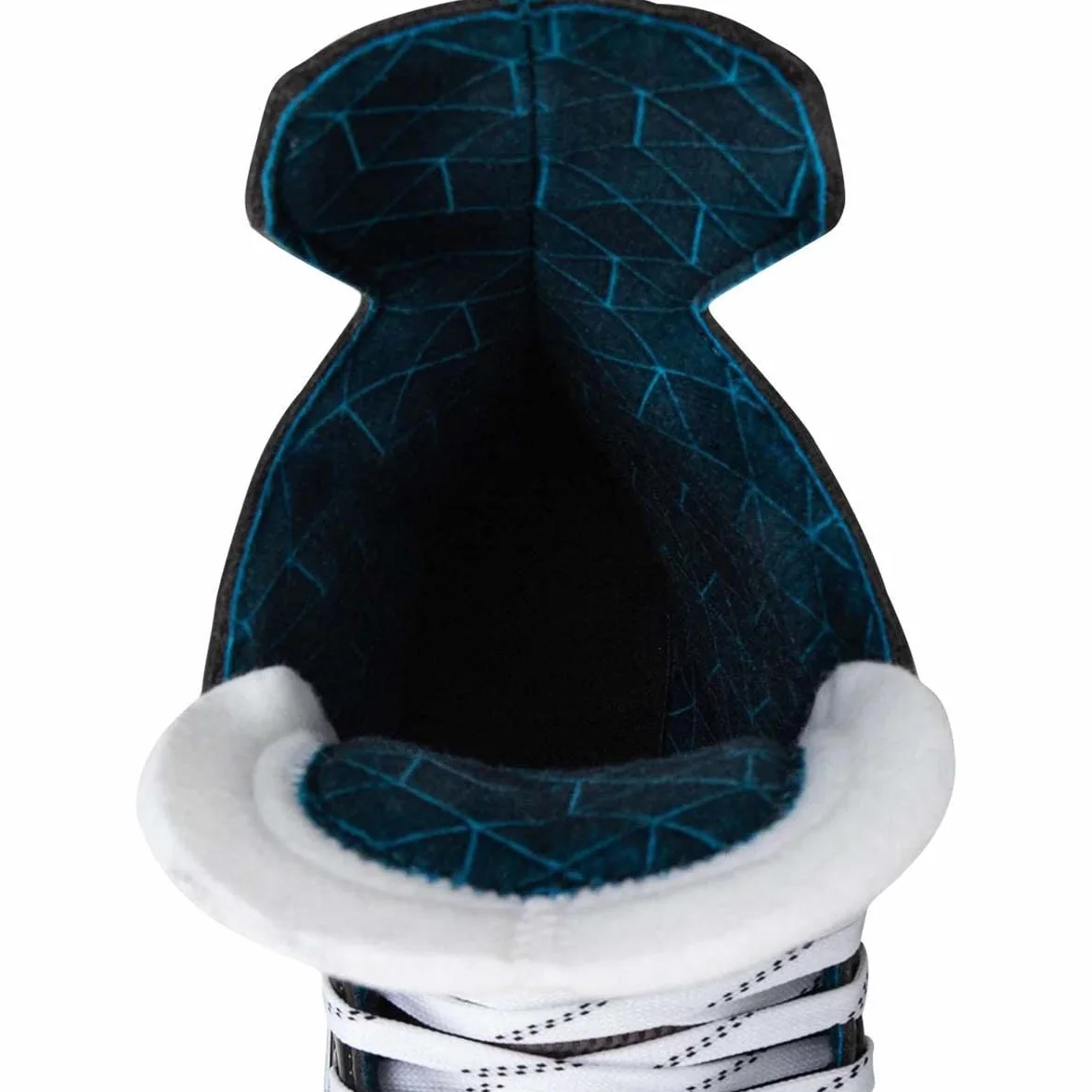 BAUER 1058938, S21 X-Lp Skate-SR, Scarpa da Hockey su Ghiaccio Uomo, Nero/Bianco/Blu/Argento, 47 EU