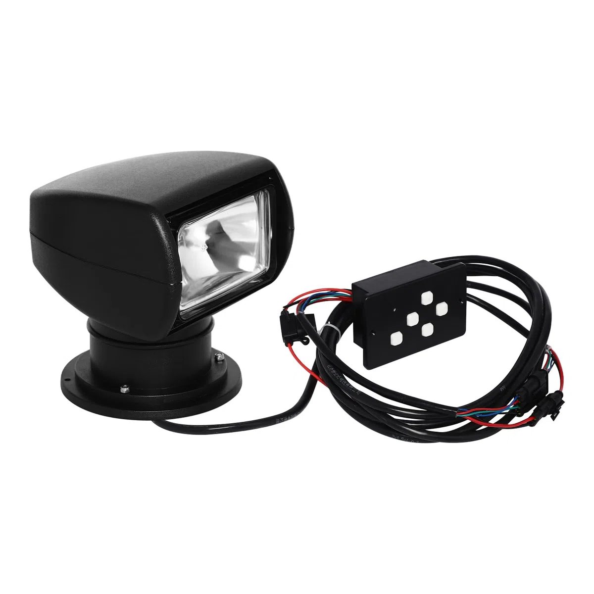 Treeisland Faro da lavoro, 12 V, 100 W, con telecomando, IP66, impermeabile, per barca, yacht