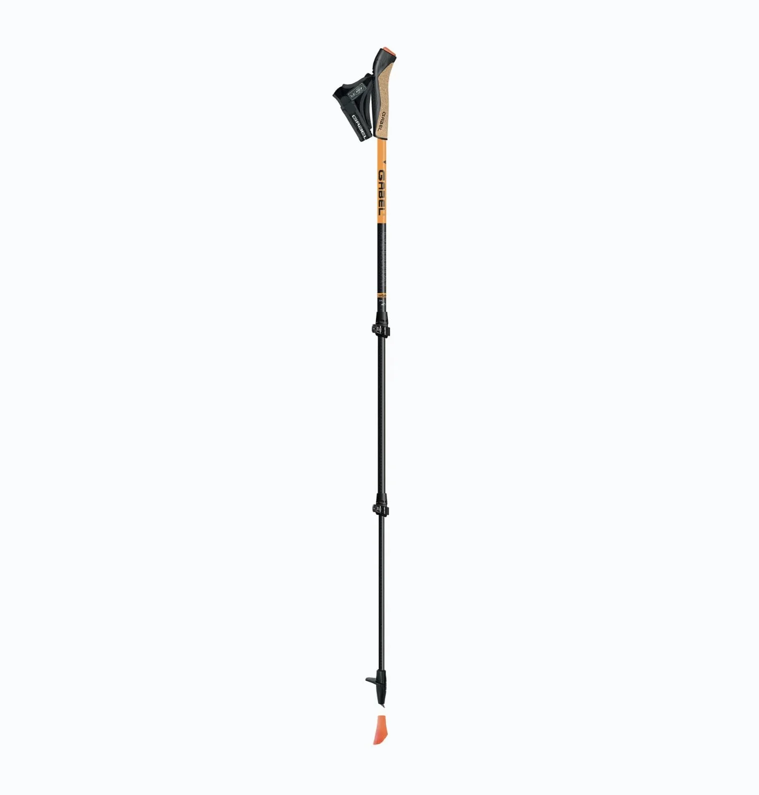 Gabel Nordic Walking Bastoni Telescopici Carbon XT 3S-100 F.L. Made in Italy Marca Professionale