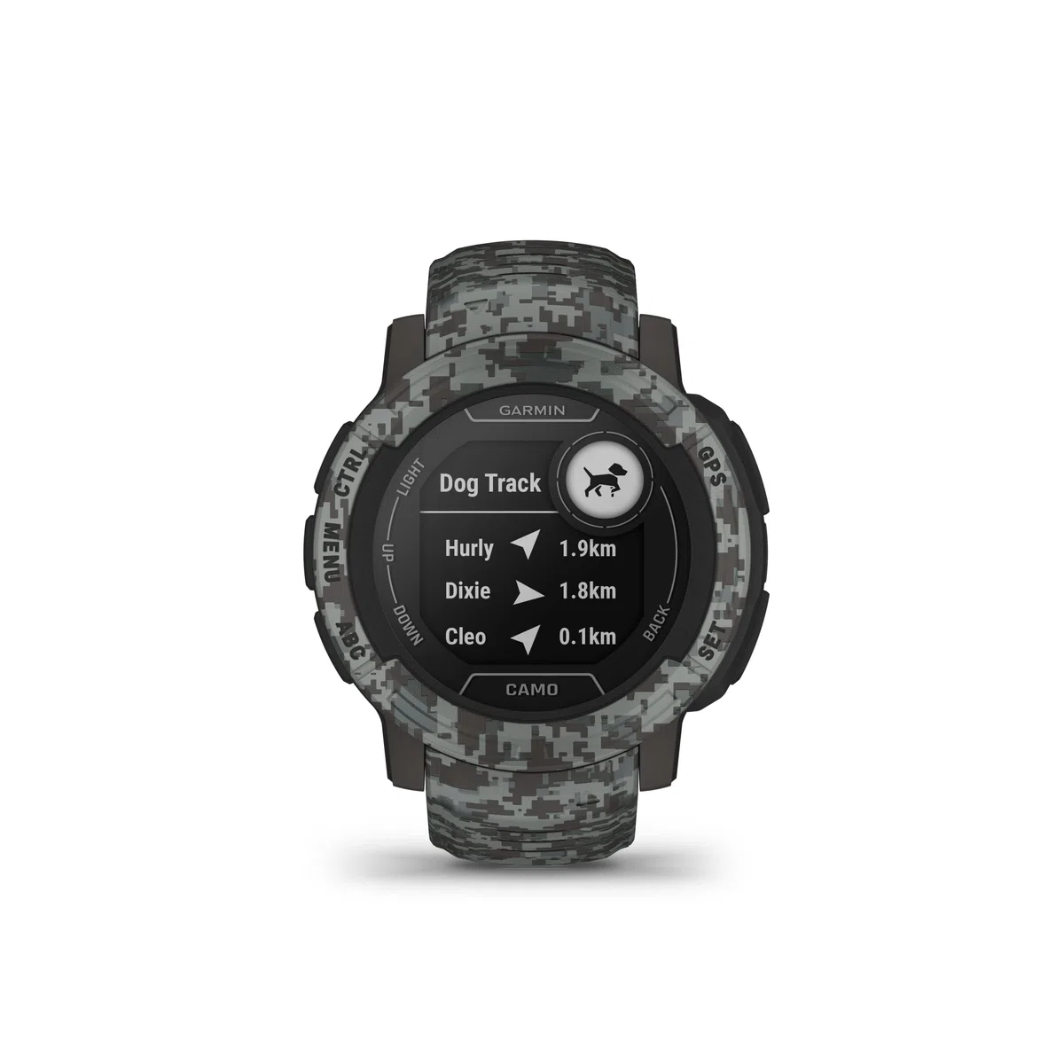 Garmin Instinct 2 - Camo, Smartwatch, 45mm, Rugged design, Autonomia 28 giorni, +30 app multisport, GPS, Cardio, SpO2, Activity Tracker 24/7, Connect IQ (Graphite Camo) (Ricondizionato)