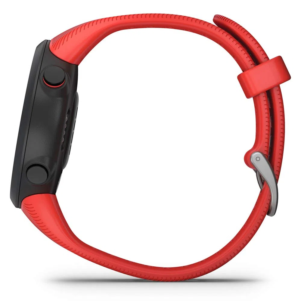 Garmin Forerunner 45 GPS Running Watch 45mm Black (010-02156-05) with Deco Gear Forerunner 45/S Tempered Glass Screen Protector 2-Pack