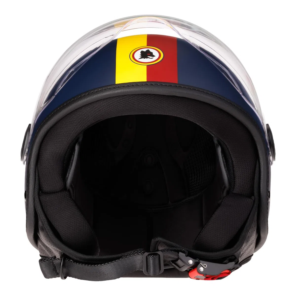 AS Roma Casco Moto Duraleu - S