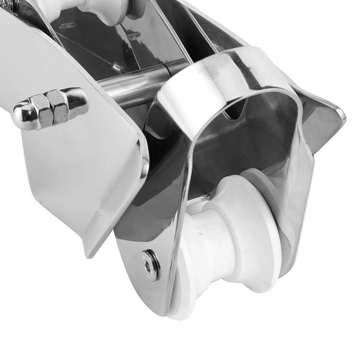 Rullo Di Ancoraggio Di Prua, Supporto Per Ancora Musone di prua per barche Acciaio inossibile 316 7,5-15 kg (420 mm/16,5 pollici) Musone Di Prua per accessori nautici