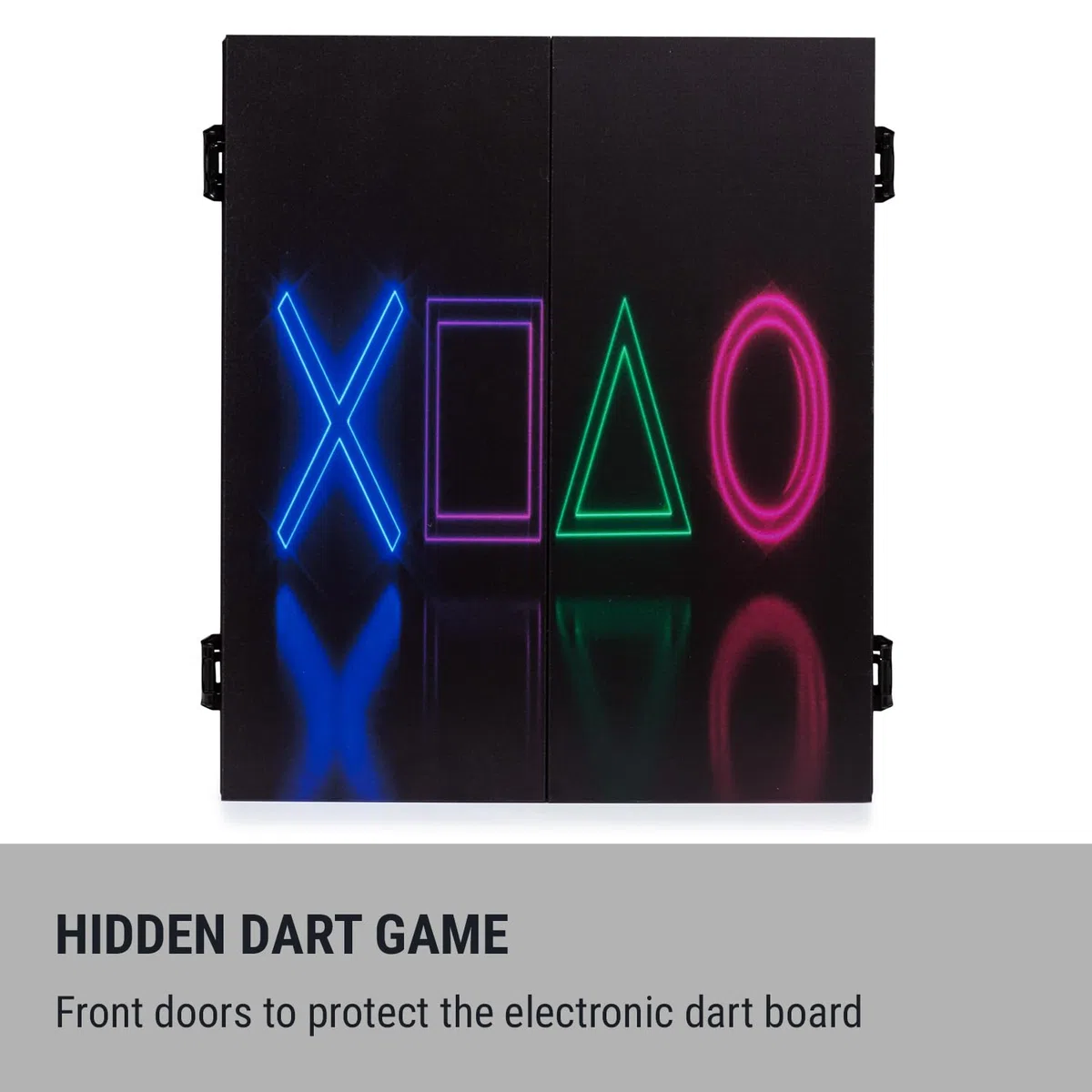 Klarfit Freccette Bersaglio Elettronico, Bersaglio Freccette Professionale LCD con 12 Freccette Elettroniche Colorate e Tabellone Digitale, Dartboard Gioco Freccette Elettronico per Adulti e Bambini