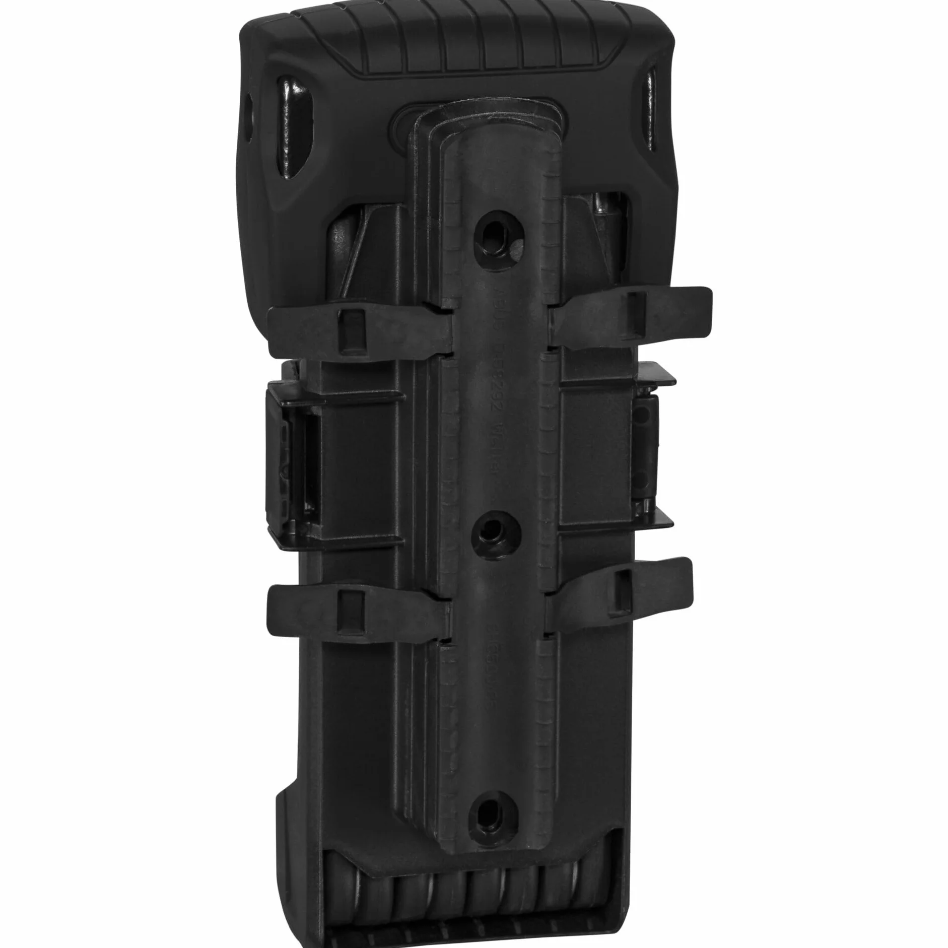 ABUS Lucchetto pieghevole Bordo Granit 6500K con porta lucchetto SH - Lucchetto per bicicletta con cilindro XPlus per un'elevata protezione contro le manomissioni - Lunghezza 120 cm, nero