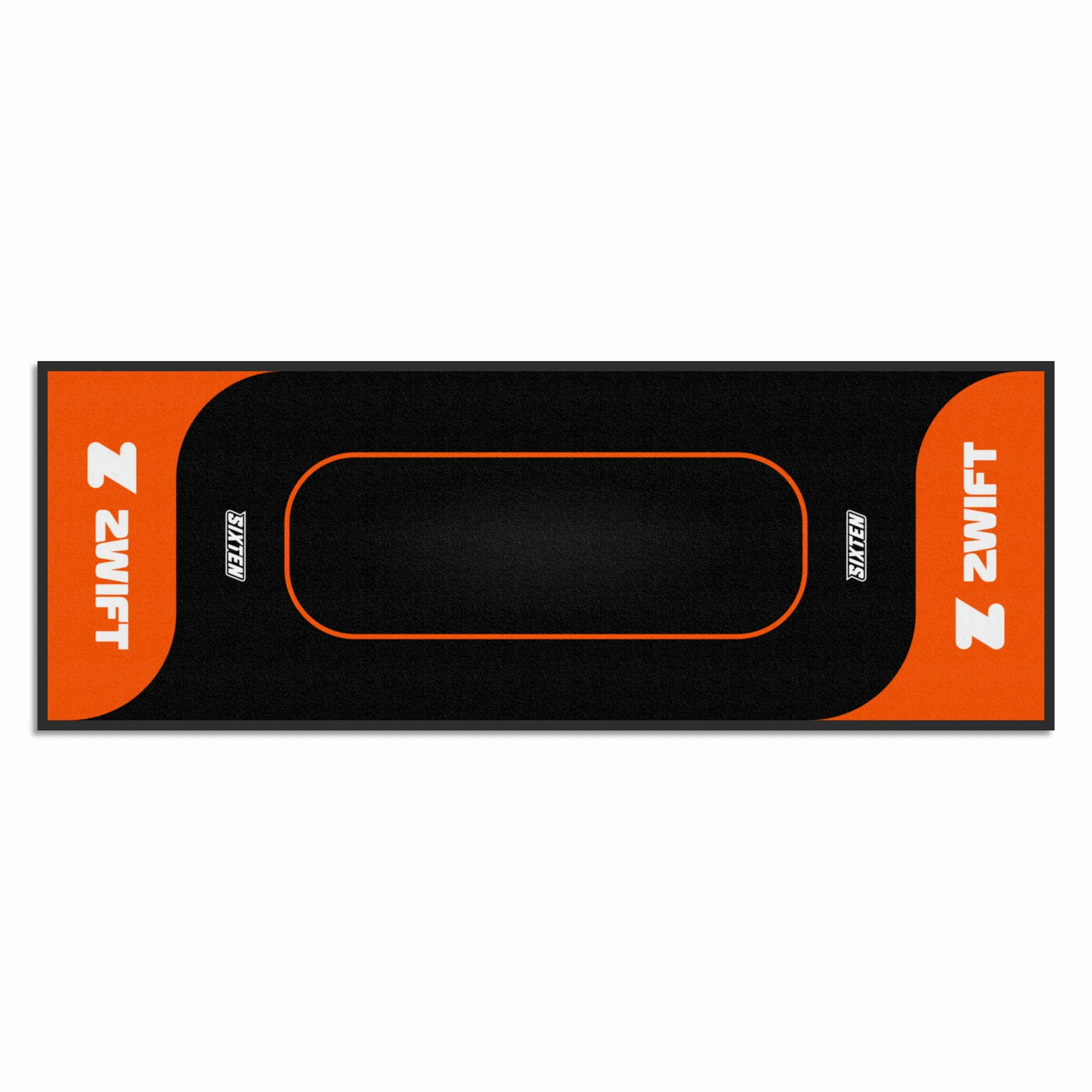 SIXTEN 65 x 180 Zwift - Tappetino per cyclette a casa, resistente alle vibrazioni e al rumore, protezione del pavimento per ciclismo indoor, durevole ed ecologico