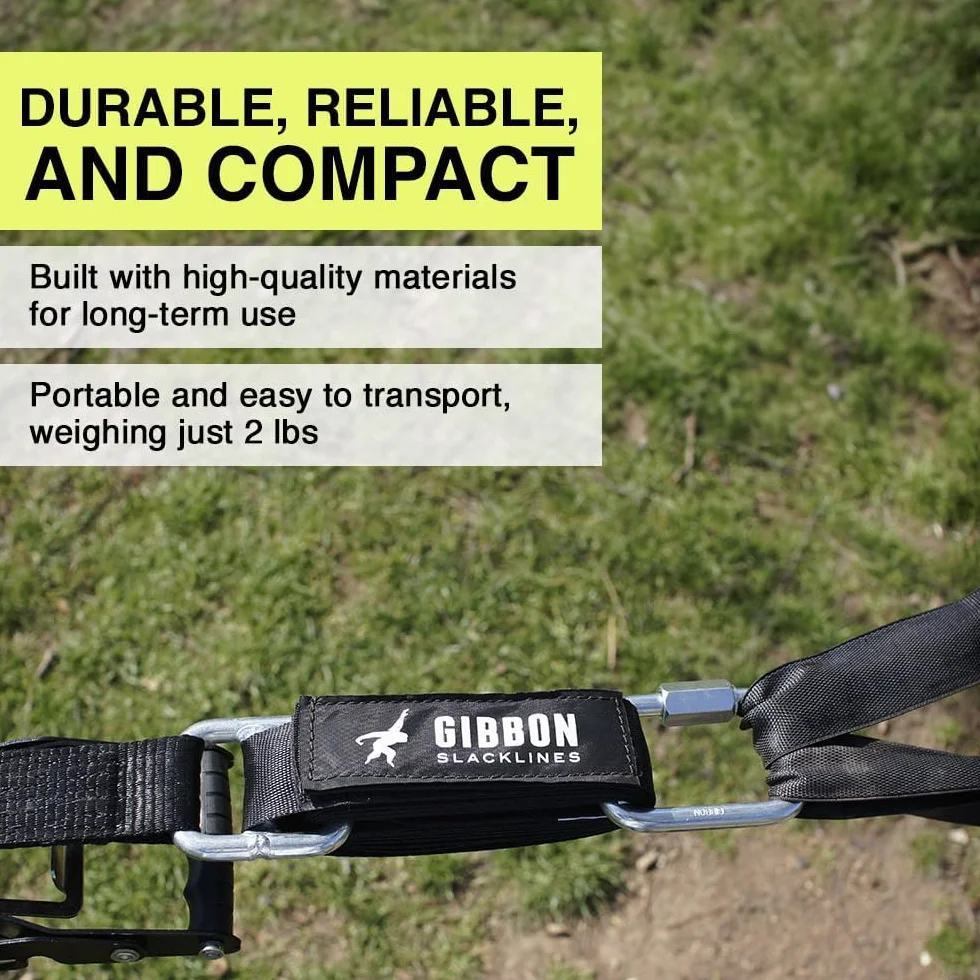 Gibbon Slackline, Slow Release, Trickline Equipment, per Uno smontaggio Sicuro e cauto dei componenti della Slackline