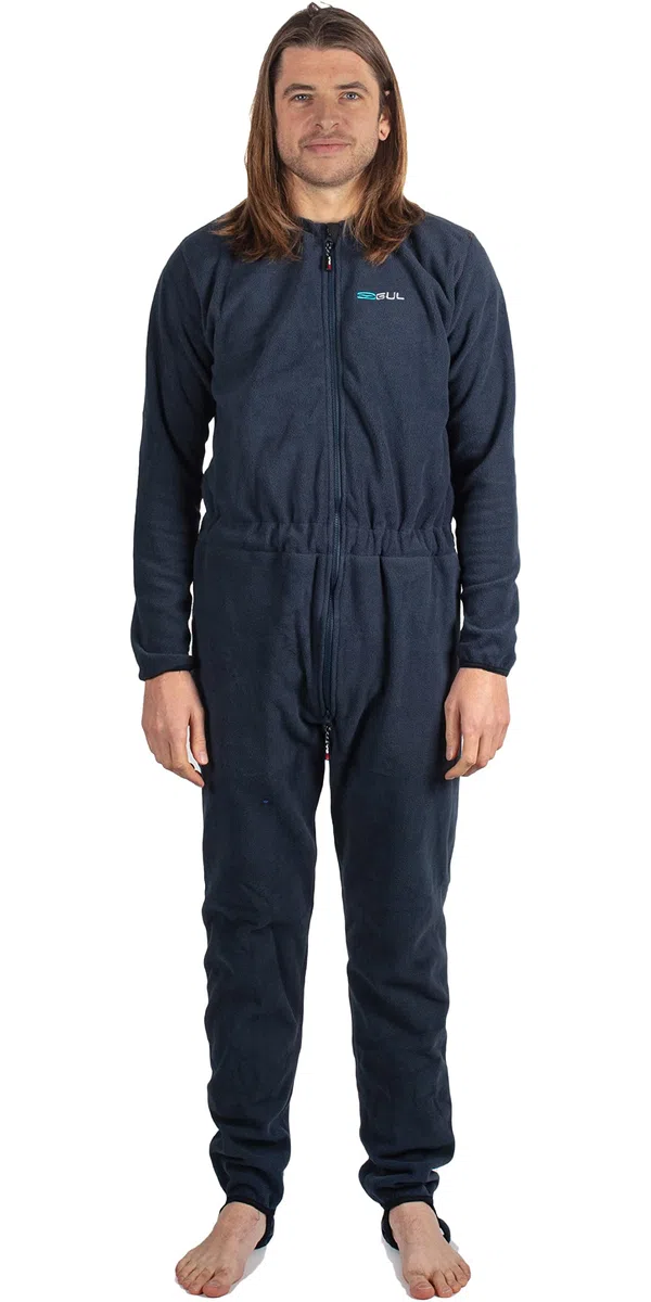 Gul Dartmouth Eclip - Tuta asciutta da uomo con zip e sotto pile, colore nero, 3 strati, impermeabile, resistente agli spruzzi