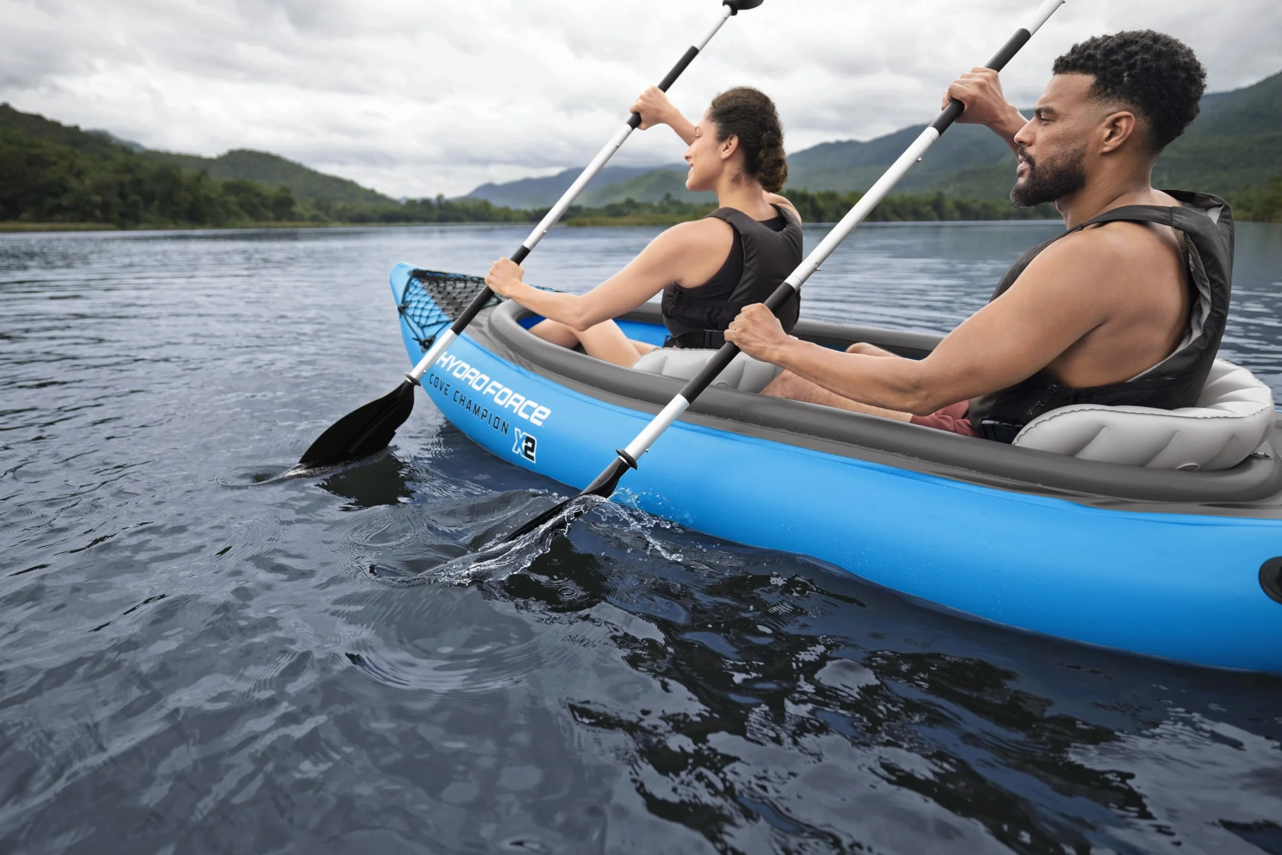 Bestway 65131 - Hydro-Force Kayak X2 Cove Champion 3,31 m x 88 cm Unisex Adulto