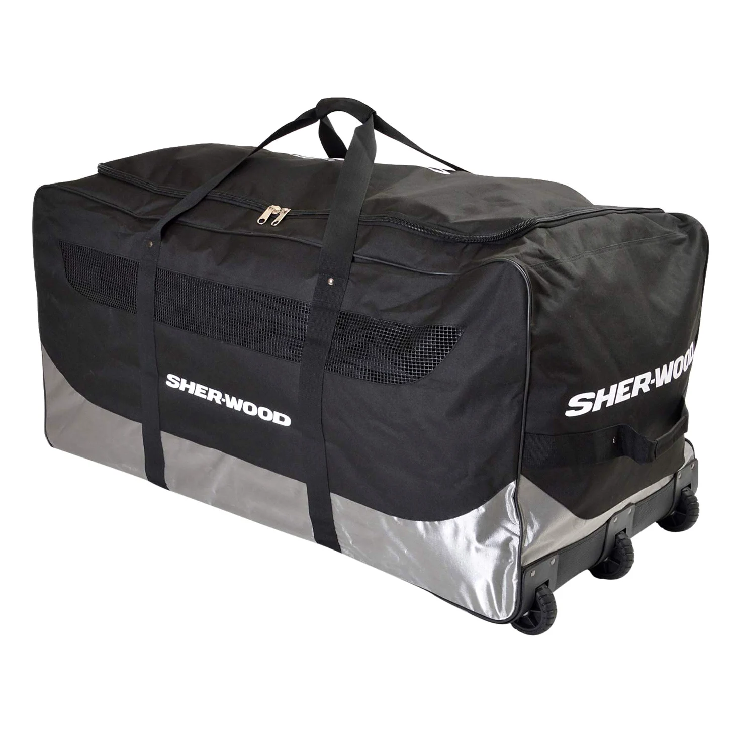 SHER-WOOD SL800 Goalie Wheel Bag - 111 x 56 x 55 cm, Farbe:schwarz