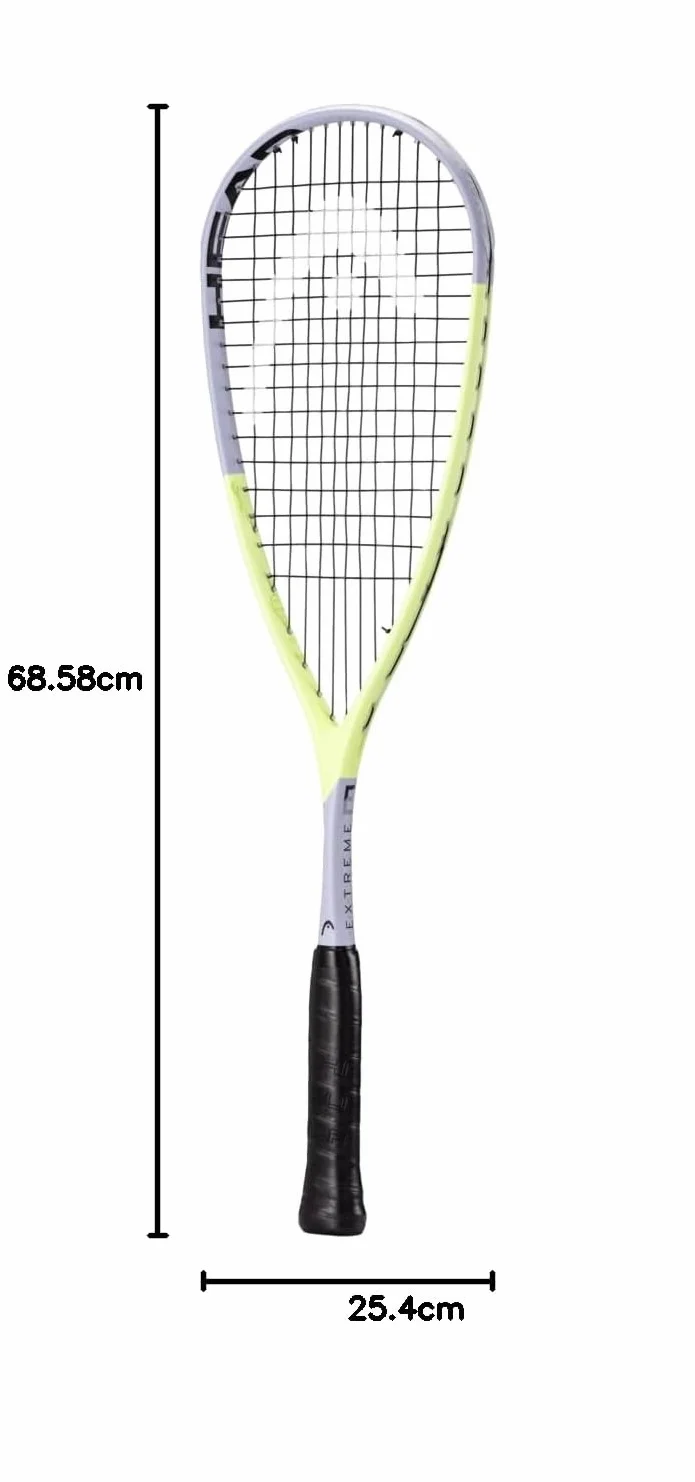 HEAD Extreme 120 2025 - Racchetta da squash, giallo, viola