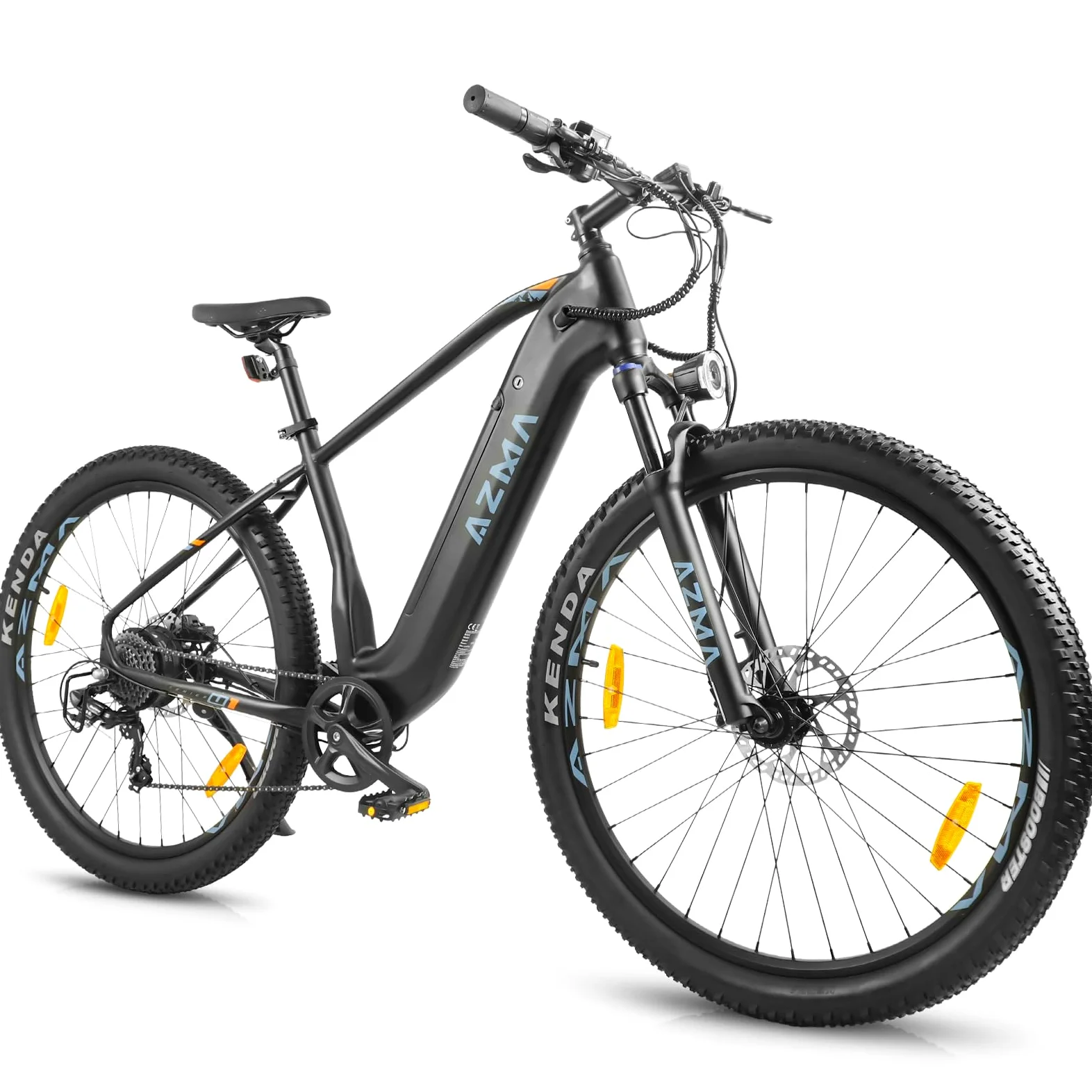 AZMA Bici Elettrica,27.5"/29" Bici Elettrica Uomo Donna da 36V/48V Batteria Rimovibile,Autonomia di 100-140 km Bicicletta Elettrica,8 Velocità Ebike da per MTB
