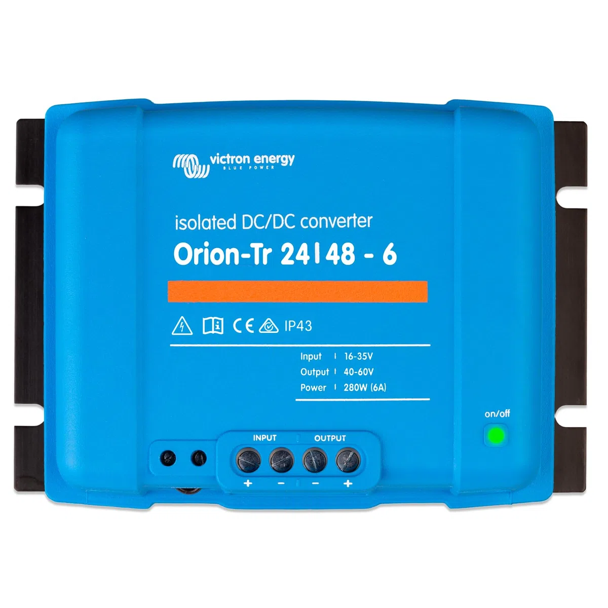 Victron Energy Orion-TR IP43 24/48-Volt 6 amp 280-Watt Convertitore DC-DC, Isolato