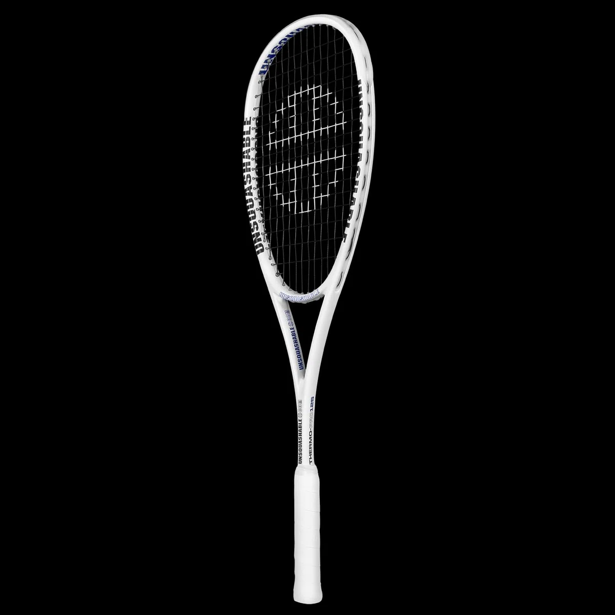 UNSQUASHABLE THERMO Squash Racket Series - THERMO-PRO 125 GMS Squash Racket for Superb Headlight Manoeuvrability and Highest Levels of Control