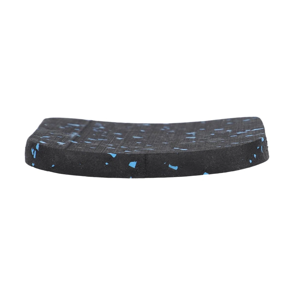 Confezione da 4 tappetini per attrezzature, 100 x 100 x 10 mm, cuscinetti antivibrazione per tapis roulant, lavatrici, frigoriferi e pavimenti da palestra, nero