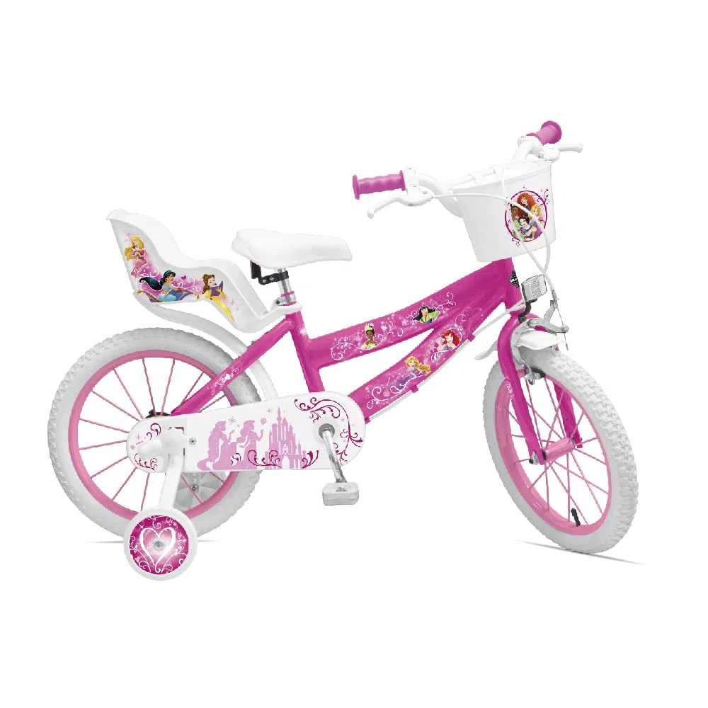 Huffy, Bicicletta 14 pollici Disney Princess Girls, Rosa, One size