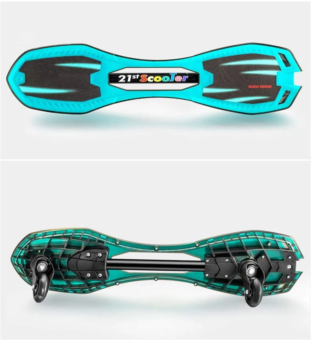 Bordo del serpente Bordo del pattino Bordo di vitalità Bordo del camuffatore per onda Waveboard Esperienza Principiante Bambini Bordo flash a due ruote resistente all'usura Unisex, Adulto, Bambini