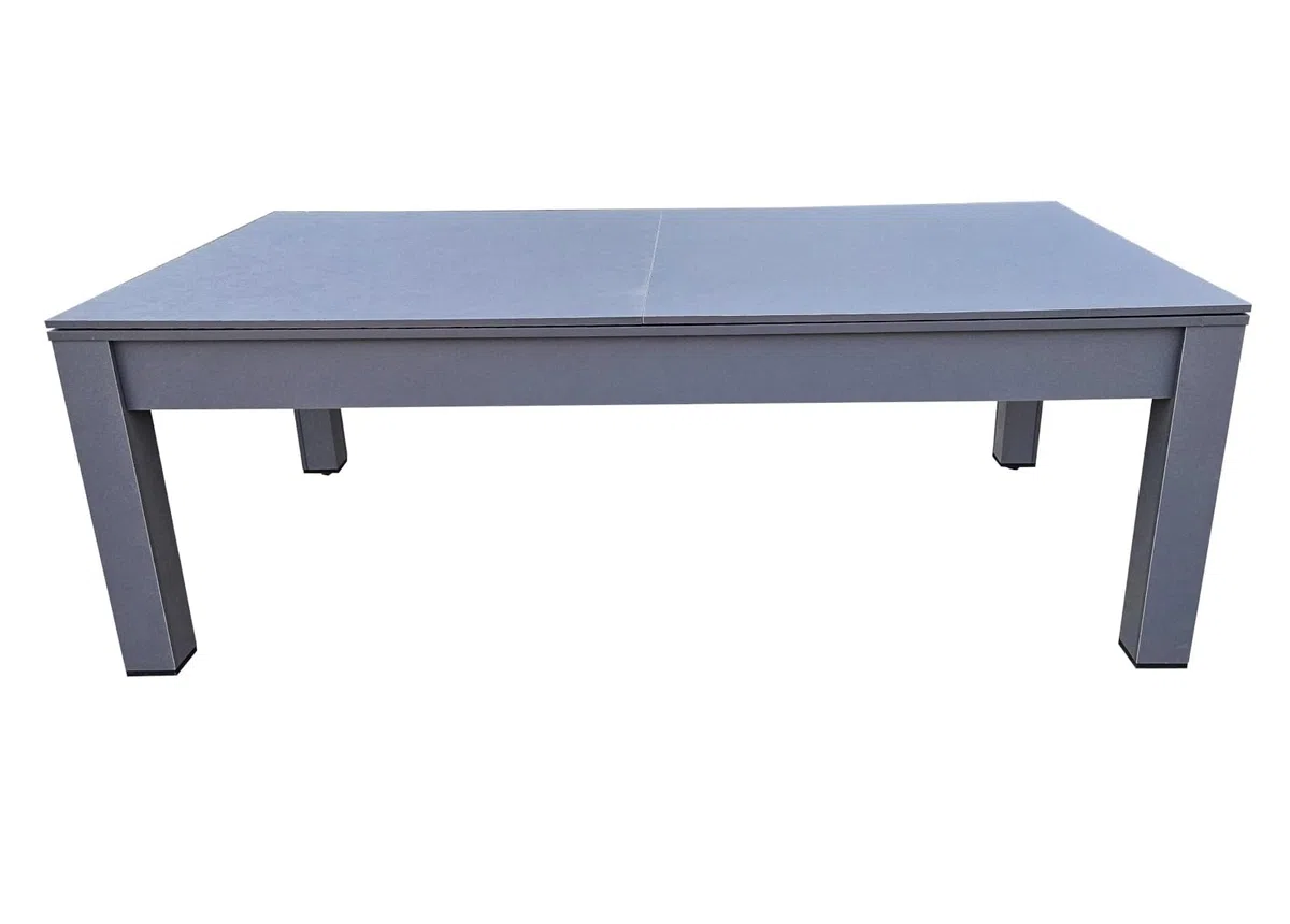 NG Biliardi - Biliardo Giunone (226 cm) - Multifunzione, Tavolo da Pranzo e Ping Pong con Piano di Trasformazione Incluso, Design Moderno, Accessori Completi