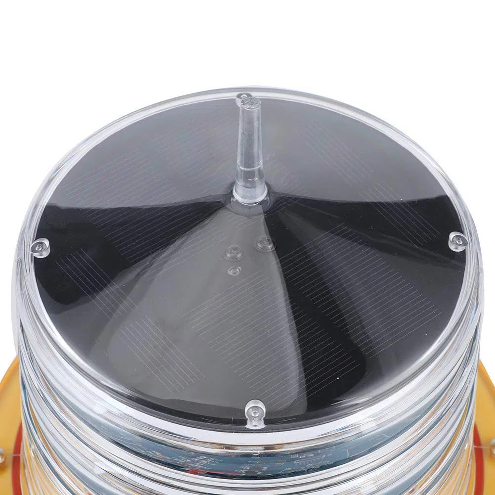 Faro di sicurezza per barca alimentato a energia solare IP68, luce galleggiante lampeggiante a 20 LED con 256 perle di lampada, luce marina impermeabile per la navigazione delle na