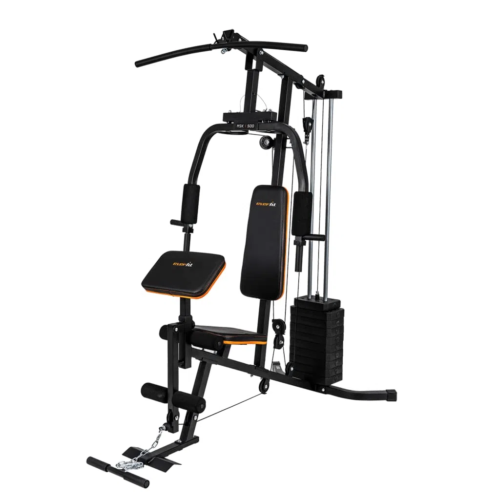 EVERFIT MSK-500 Stazioni multifunzione e cable cross, arm curl incluso - butterfly