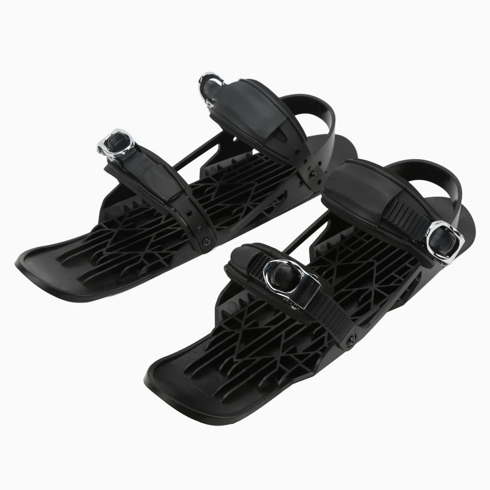 Focket Mini Pattini da Sci Corti Regolabili per Scarpe Invernali - Skiboard per Sport Invernali all'Aperto