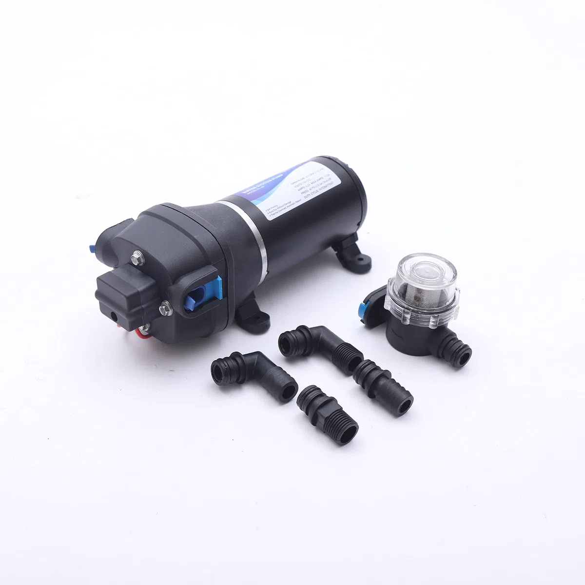 Pompa ad alta pressione DC 12 V, 40 PSI, a membrana, per acqua potabile, 17 l/min, per nave, barche, yacht, roulotte, campeggio, attività all'aperto, giardino