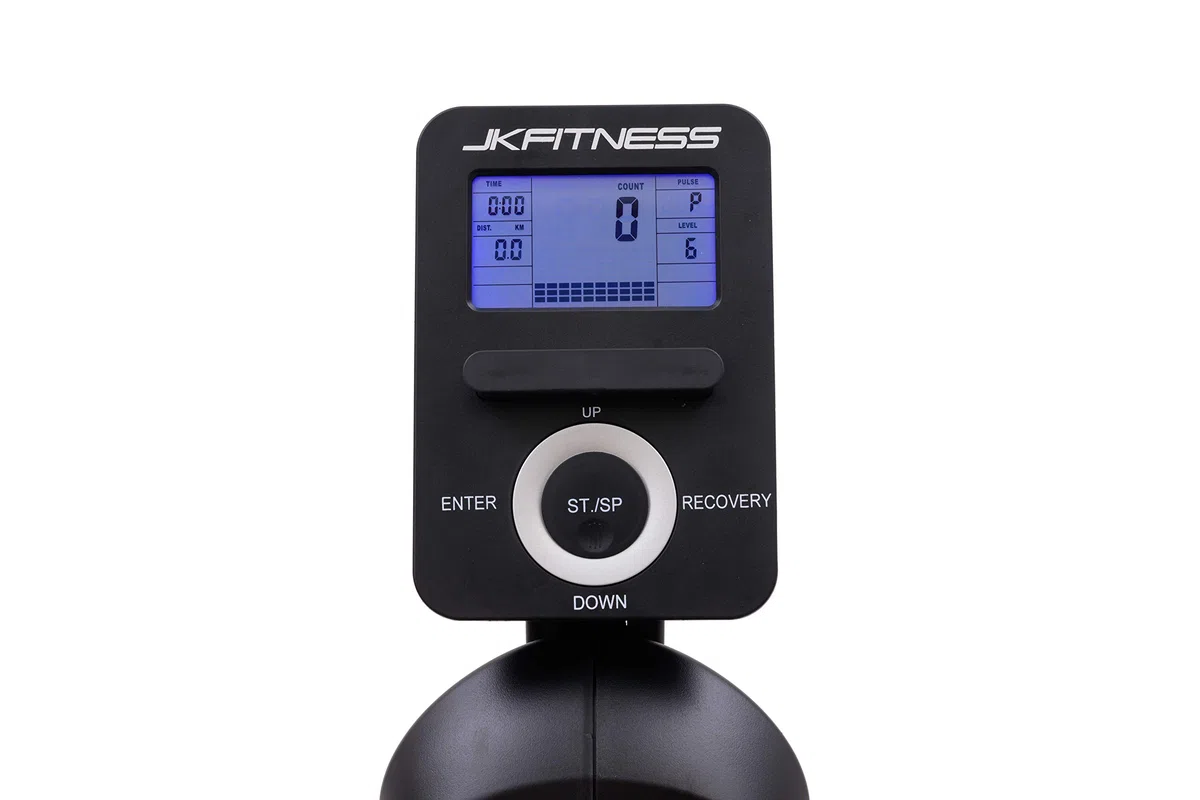 Vogatore Programmabile JK5077 | Resistenza Magnetica Silenziosa a 16 Livelli | Display LCD Avanzato con 10 Programmi | Design Compatto e Richiudibile