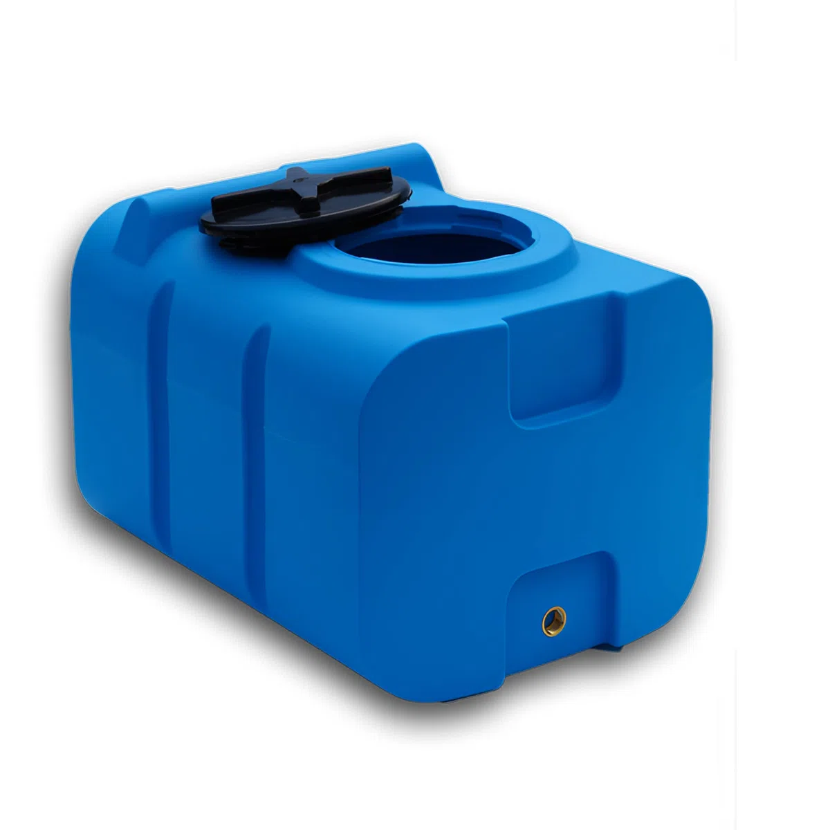 Varile Serbatoio per acqua potabile 100L Blu | Senza BPA | Filettatura in ottone 3/4" integrata | Made in EU | Sicuro per gli alimenti