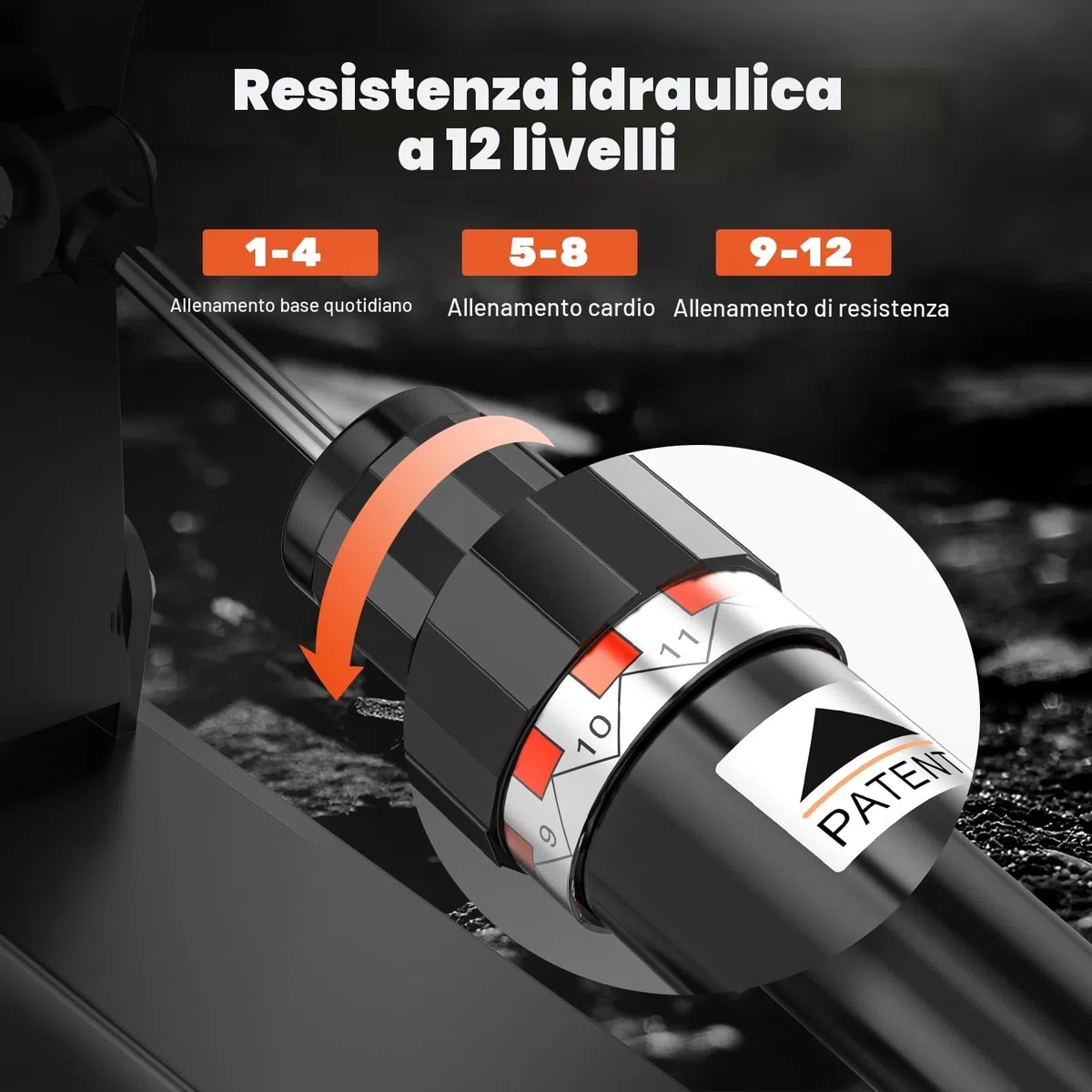 Vogatore magnetico a 16 livelli con display a LED, guida scorrevole silenziosa, per casa, palestra, attrezzatura da allenamento indoor