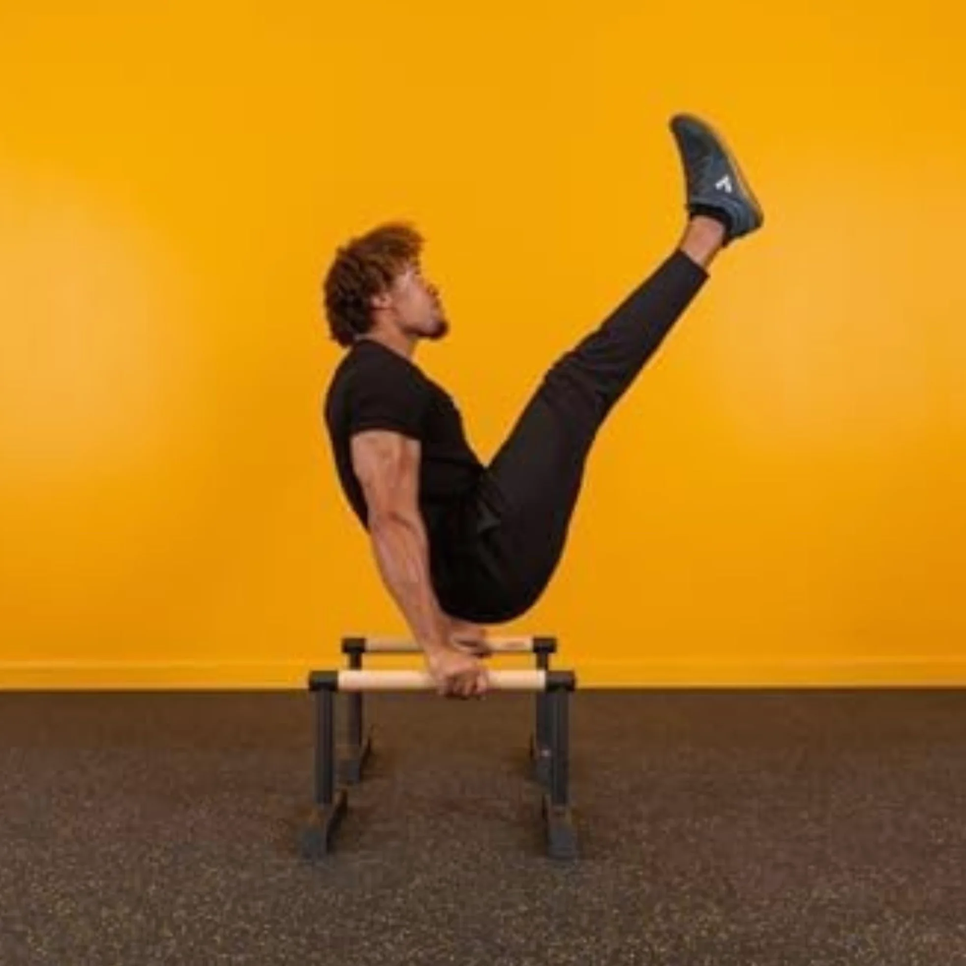 Gravity Fitness Parallettes - Nuovi manici ibridi in legno - Calisthenics, Crossfit, uso domestico e commerciale