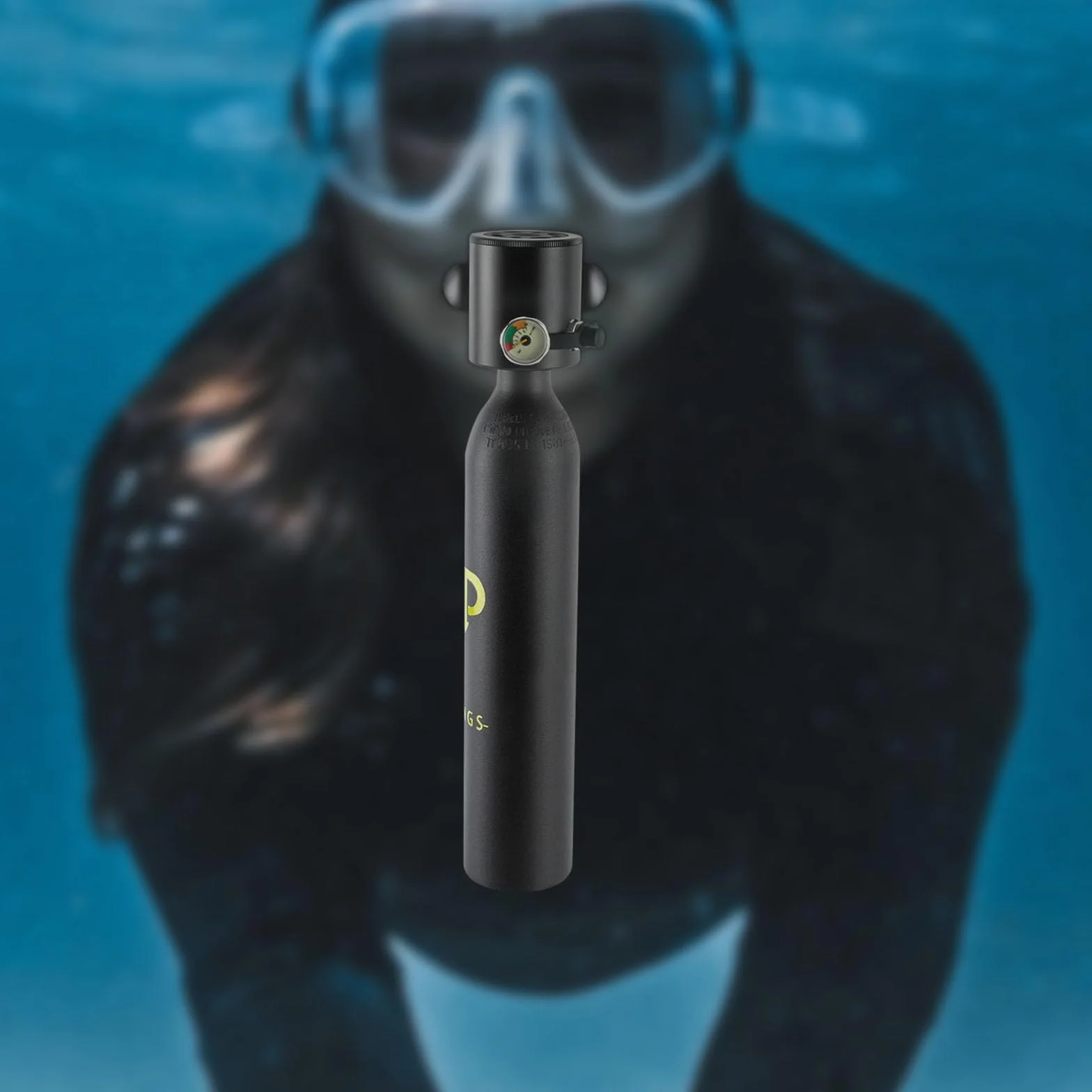 Mini bottiglie sommergibili di ossigeno, per immersioni, attrezzature subacquee, leggere e portatili, adatte per le vacanze, per il salvataggio del fiume, la fotografia subacquea, la pesca, i viaggi