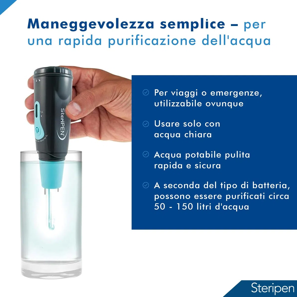 SteriPen Igiene, Depuratore Unisex Adulto