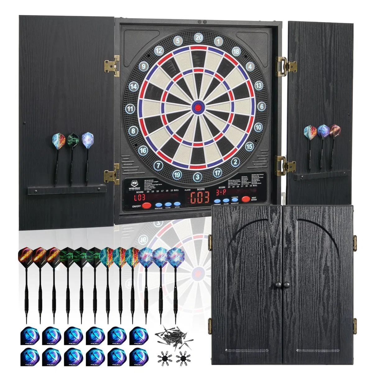 WIN.MAX Freccette elettroniche, set decorativo per freccette