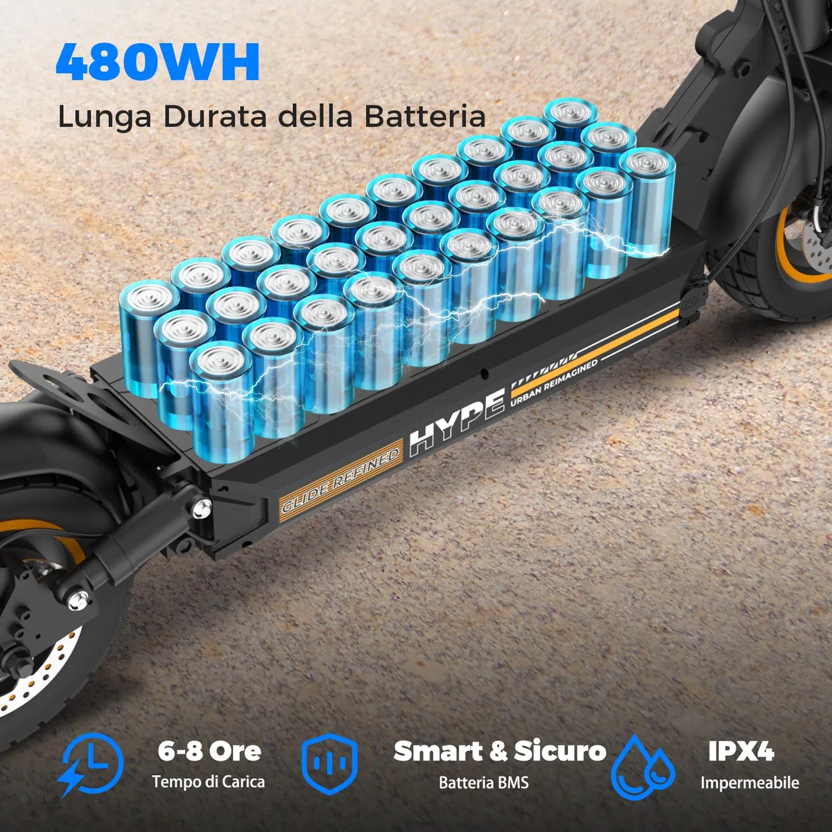 W9 500W Monopattino Elettrico Fuoristrada, 12AH Batteria, 6/10/15/25km/h, 40 Km Autonomia, 4 Sospensioni, 3 Sistemi Di Frenata, Antifurto, Controllo App,Pieghevole, Carico 120KG