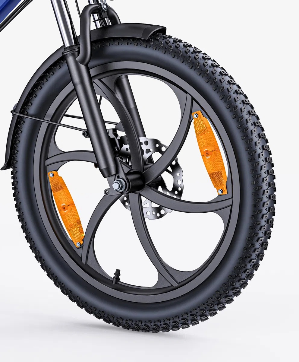 Bicicletta elettrica pieghevole per adulti Mile 2 250W, dotata di batteria rimovibile da 36V 13Ah, velocità massima di 25 chilometri all'ora, autonomia di 100 chilometri