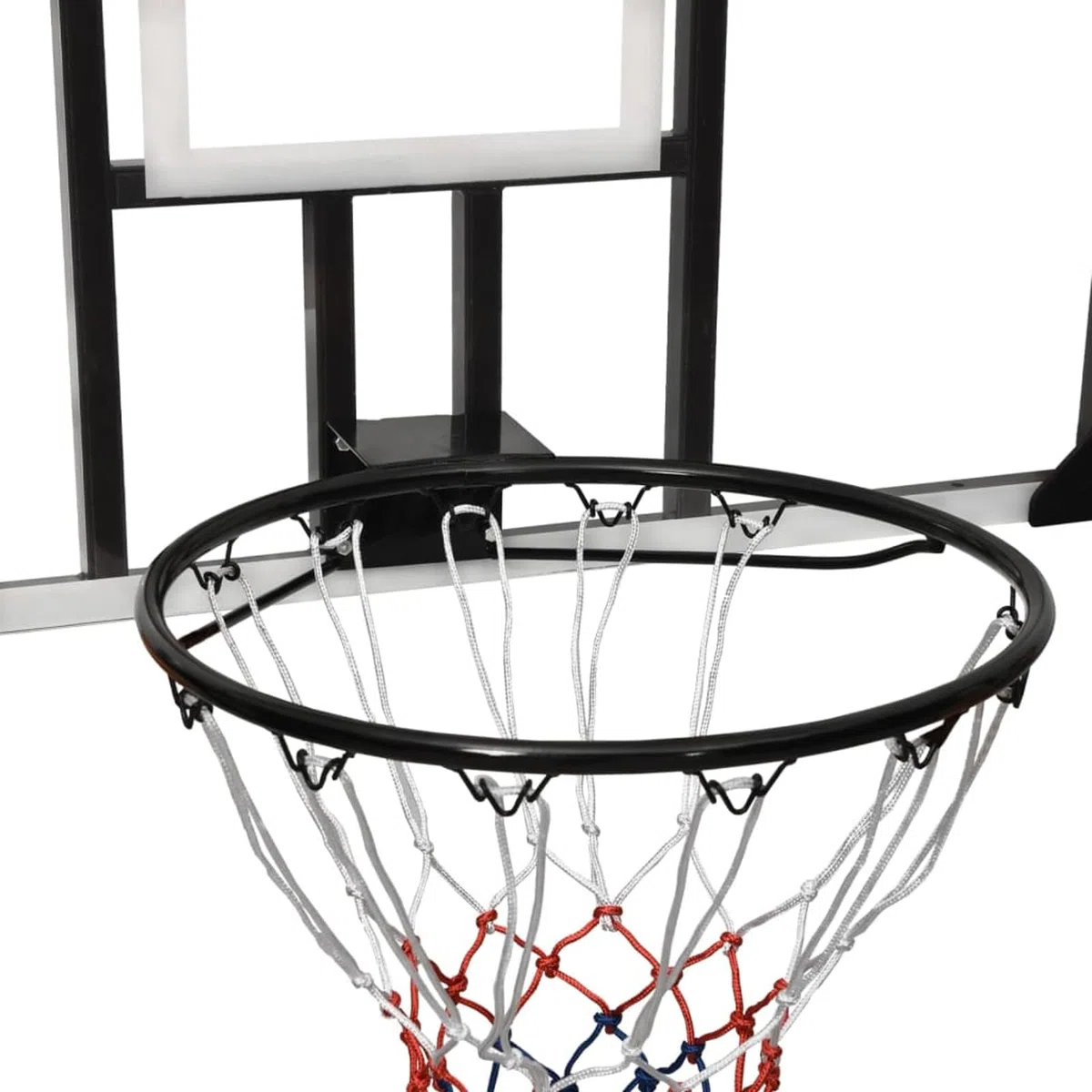 ARKEM Canestro Basket Esterno Portatile,Pallacanestro da Camera Interno con Tabellone,Tabellone Pallacanestro Trasparente 106x69x3 cm Policarbonato