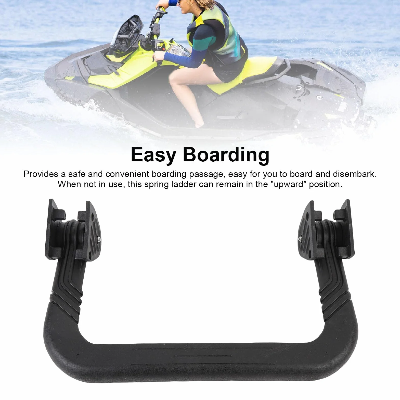 Asixxsix Gradino per scaletta di imbarco, gradino per imbarcazioni reimbarcare a molla OEM 295100869, 295100747, SeaDoo GTR GTR X GTS RXP X RXT X Wake PRO 2018 e successivi