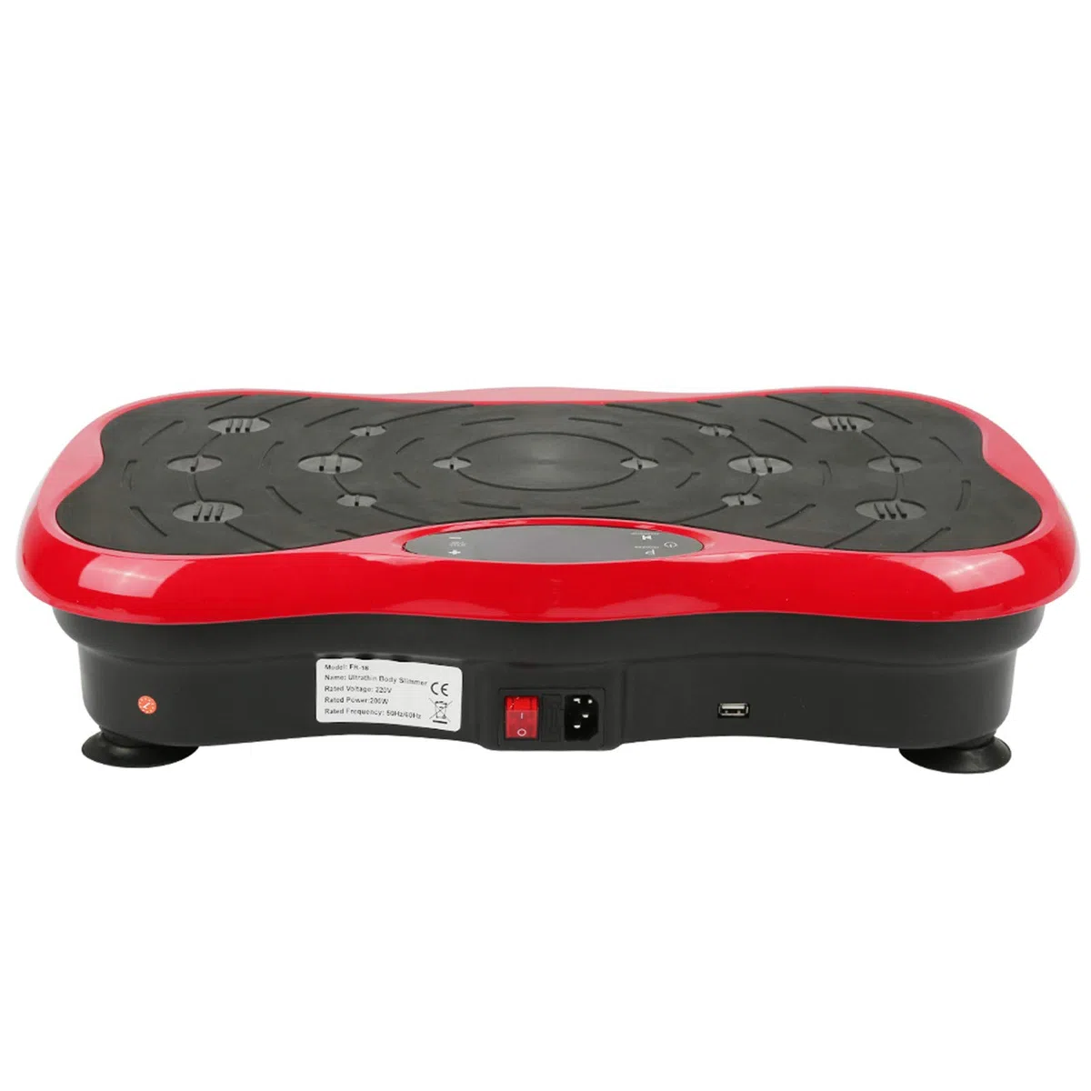 Piattaforma vibrante, piattaforma vibrante oscillante, 200 W + 5 programmi + livelli di velocità multipli + altoparlante Bluetooth di alta qualità + telecomando
