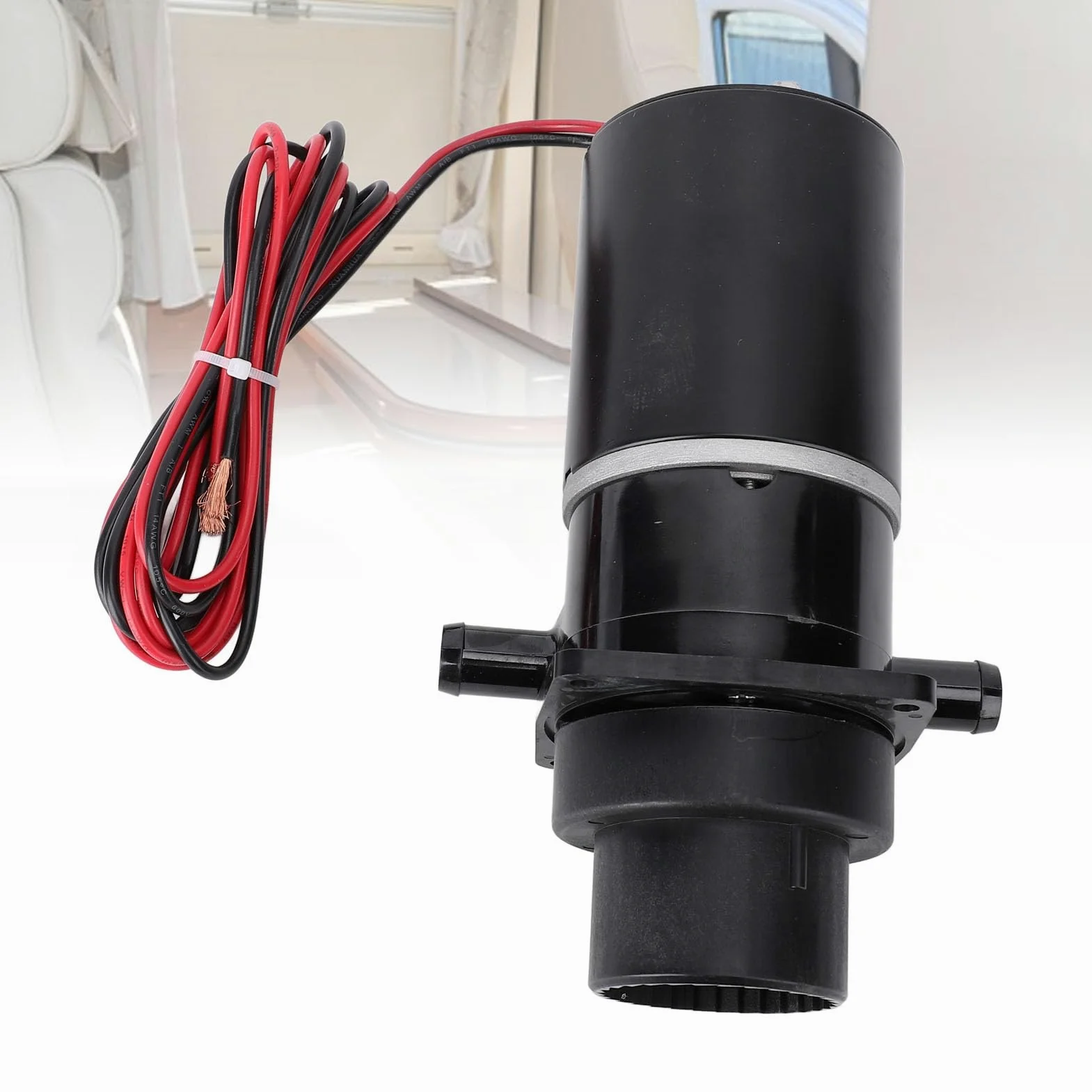 KIMISS Pompa Trituratrice Elettrica per WC Marino - Kit di Ricambio per Gruppo Motore 12V Serie 37010, Ideale per Barche e