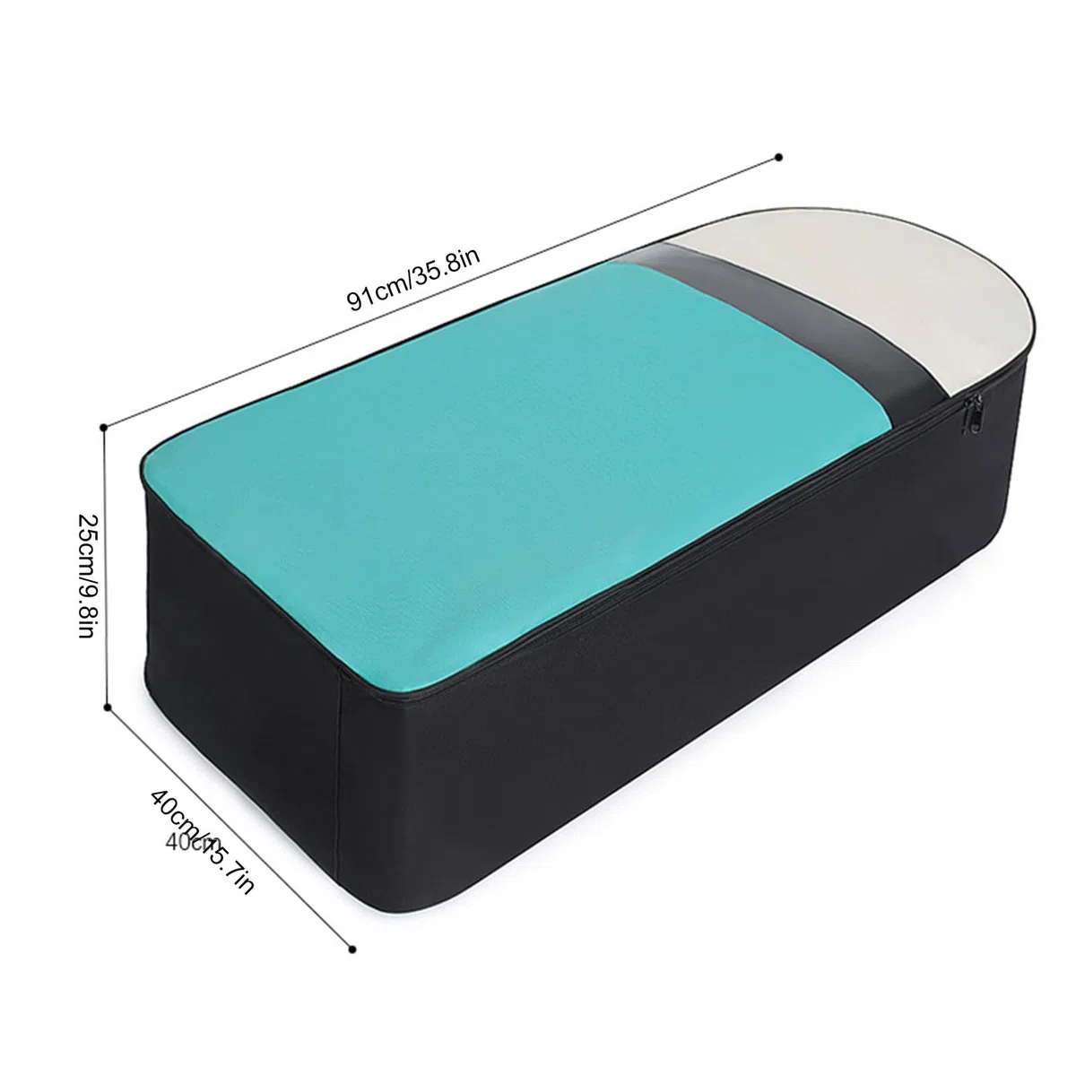 Borsa per tavola da paddle, supporto per stand up, 90 x 40 x 24 cm, tracolla regolabile, custodia protettiva da viaggio di grande capacità, custodia protettiva per tavola da surf per sport acquatici