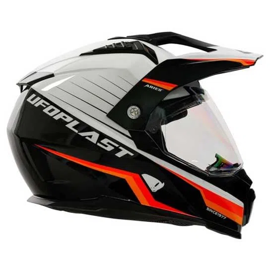 UFO PLAST CASCO ARIES BIANCO/NERO M