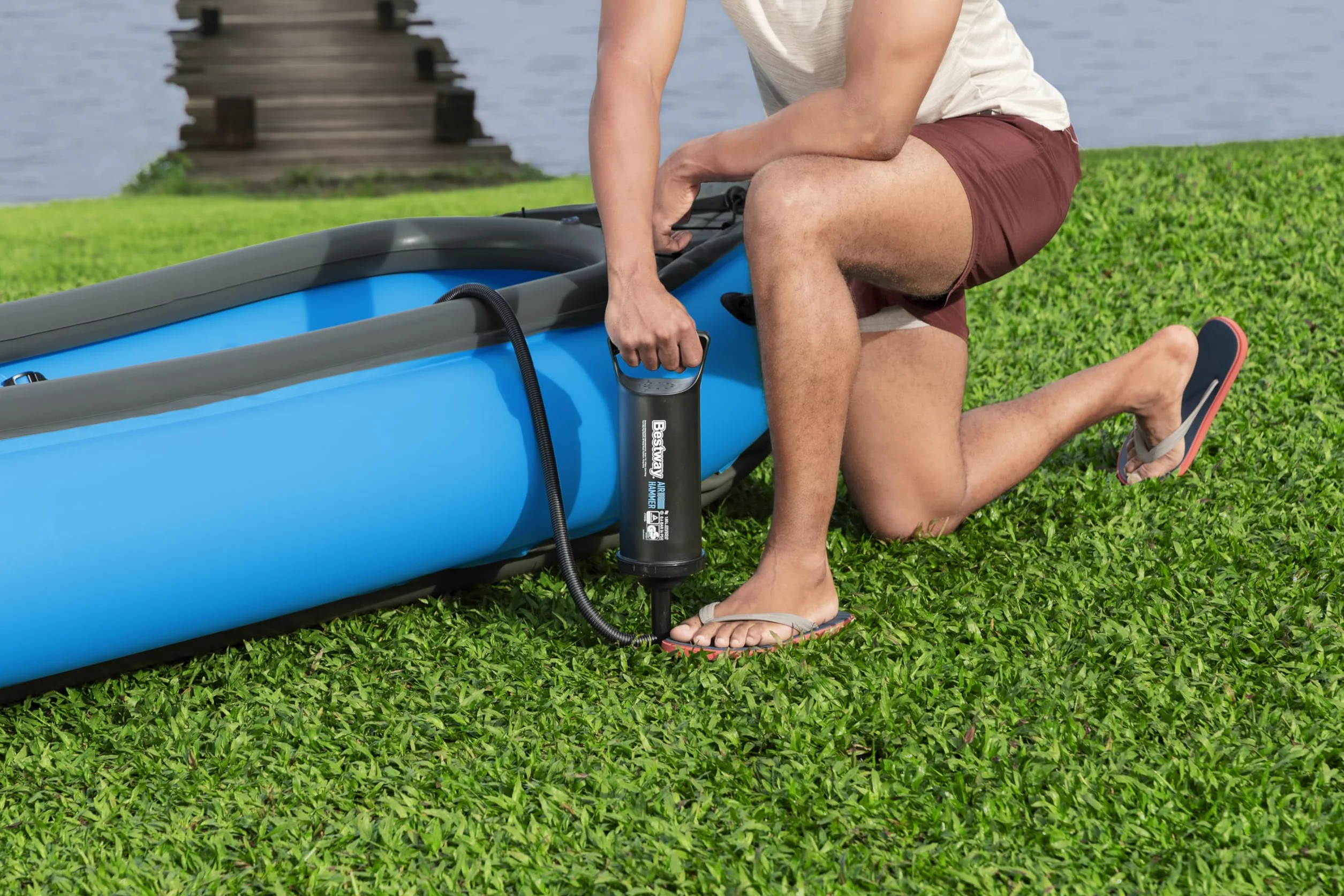 Bestway 65131 - Hydro-Force Kayak X2 Cove Champion 3,31 m x 88 cm Unisex Adulto