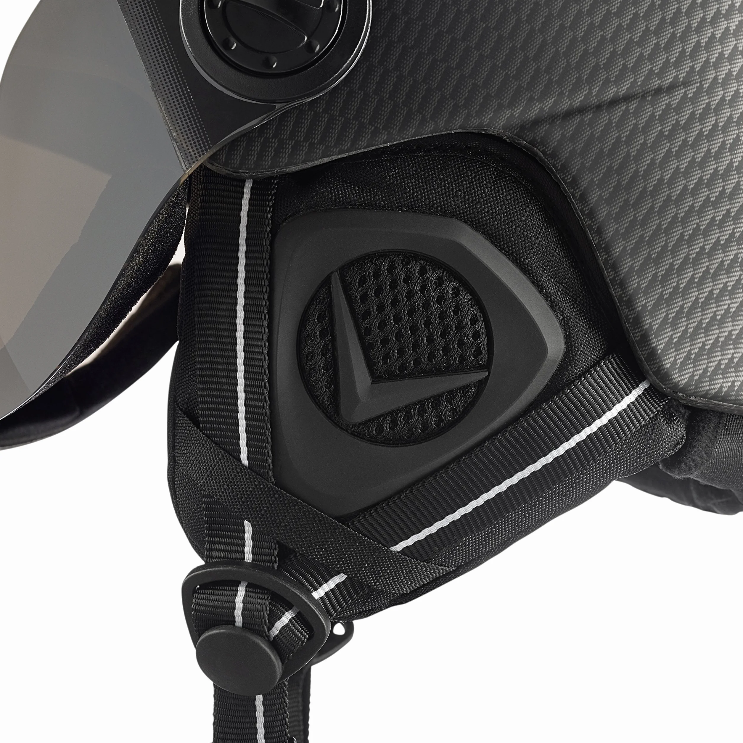 Black Crevice Skihelm - Silvretta Unisex Adulto