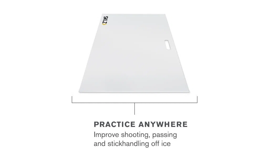 SKLZ Pannello di Tiro,Superficie Antiscivolo per Allenamento,71,12 cm x 106,68 cm,Resistente e Portatile,Ideale per Praticare Passaggi,Tiri e Maneggiabilità, Nero - Perfetto per Giocatori di Hockey