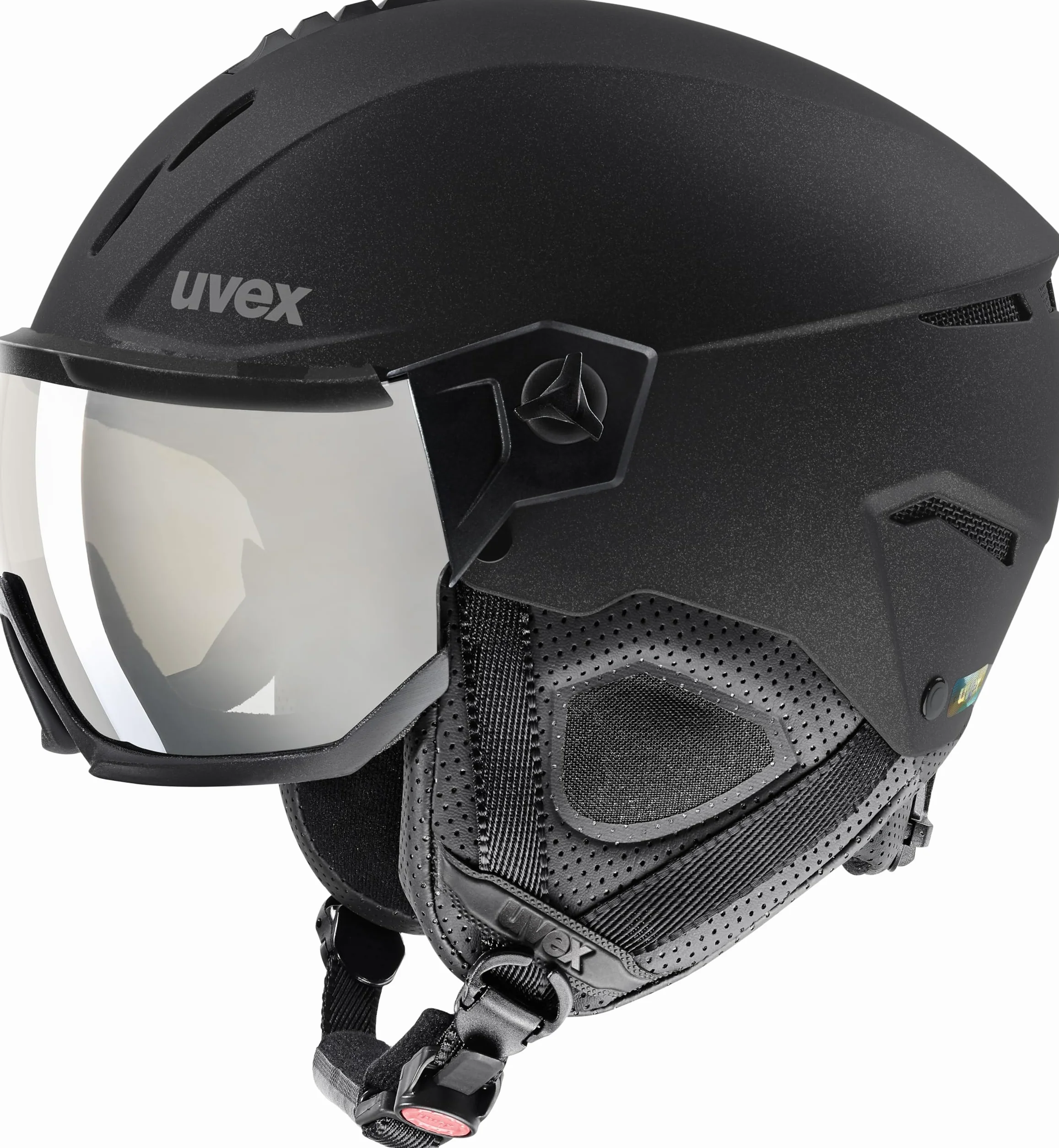 uvex Instinct Visor, casco da sci e snowboard regolabile con visiera integrata per donne e uomini