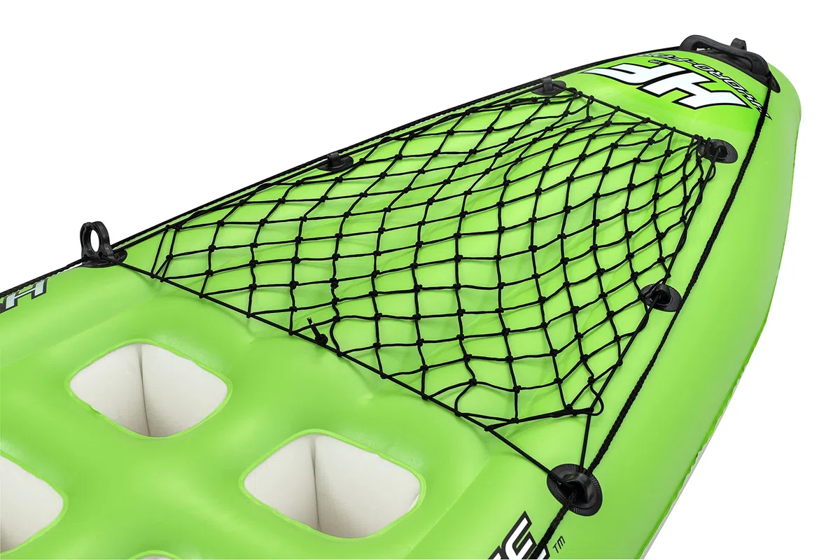 Bestway Koracle - Kayak gonfiabile Hydro-Force, set completo per la pesca, con pompa a mano, pagaia e borsa portaoggetti, capacità per 1 persona, diversi stili
