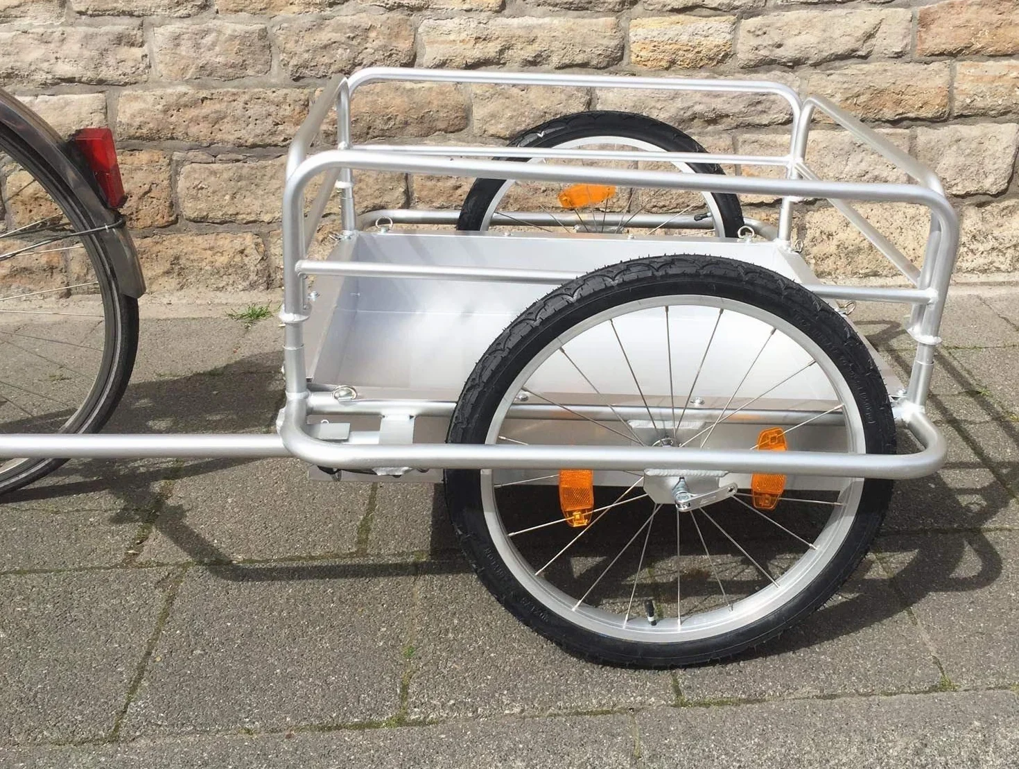 Red Loon - Rimorchio cargo per bicicletta, con cerchioni in alluminio, 144 l, estremamente leggero