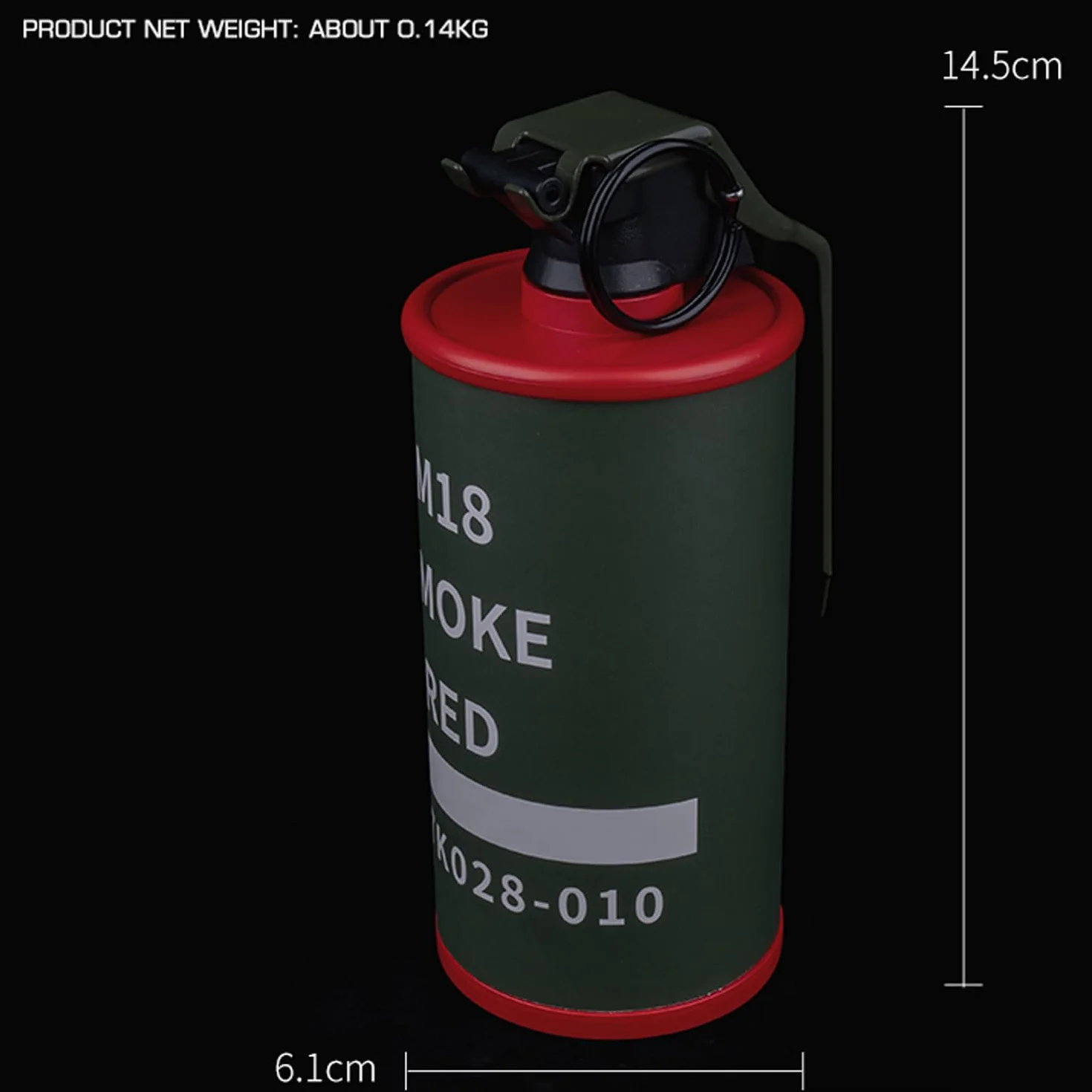Airsoft Granata Giocattolo Modello Granata di plastica CS Airsoft Accessori Tattici per Cosplay Film Props Outdoor